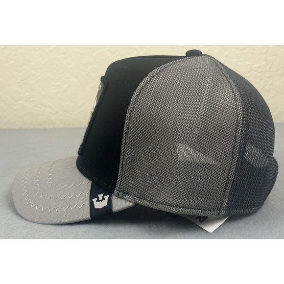Goorin Bros Hat Cap Snap Back Rhino Patch Trucker Mesh One Size Bulletproof NEW - Picture 3 of 10